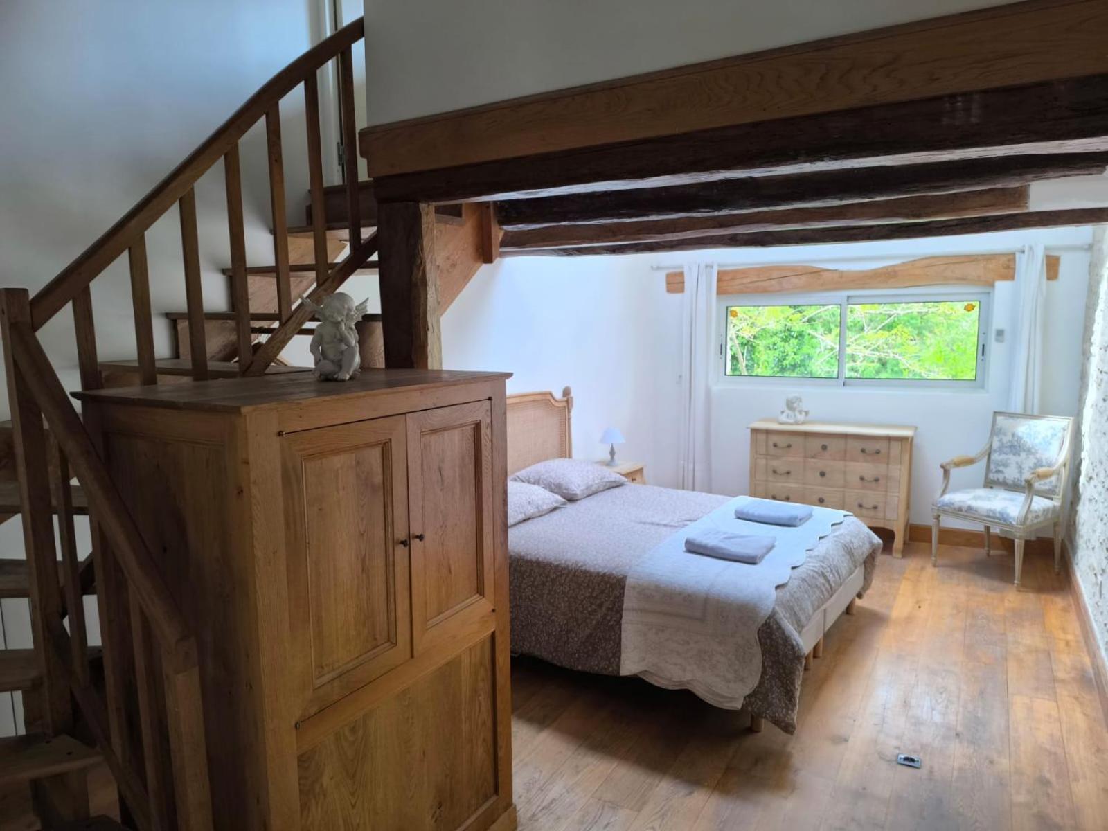 Belle Maison Dans Corps De Ferme - Logement Gabriel Villiers-sous-Grez Esterno foto