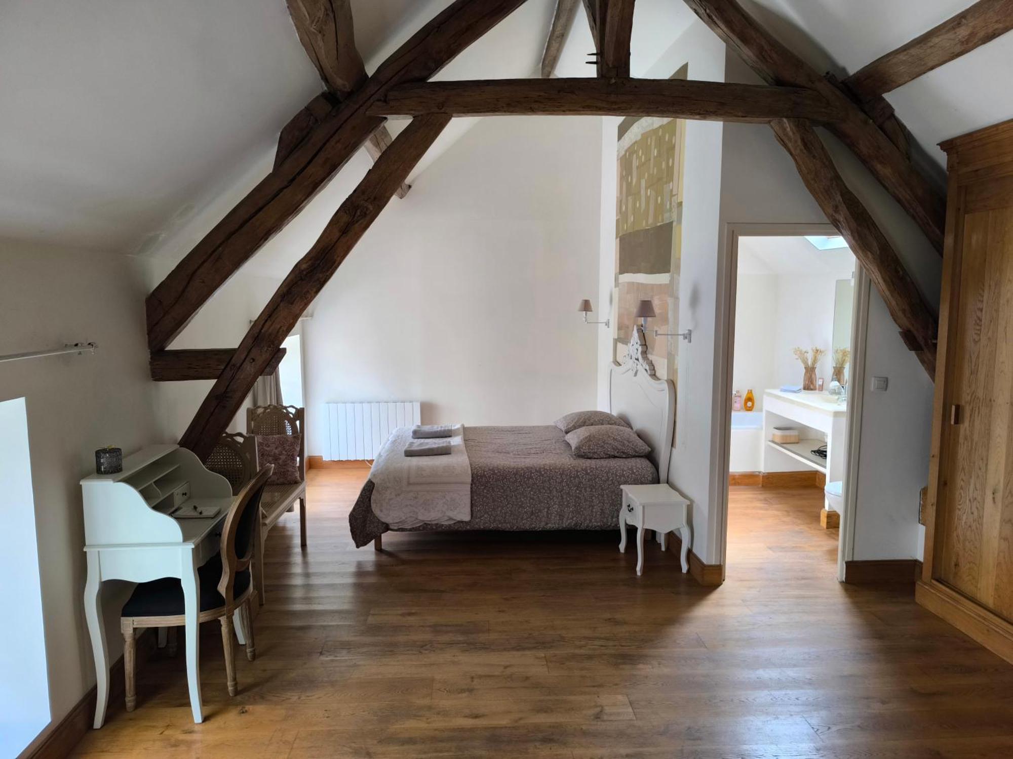 Belle Maison Dans Corps De Ferme - Logement Gabriel Villiers-sous-Grez Esterno foto