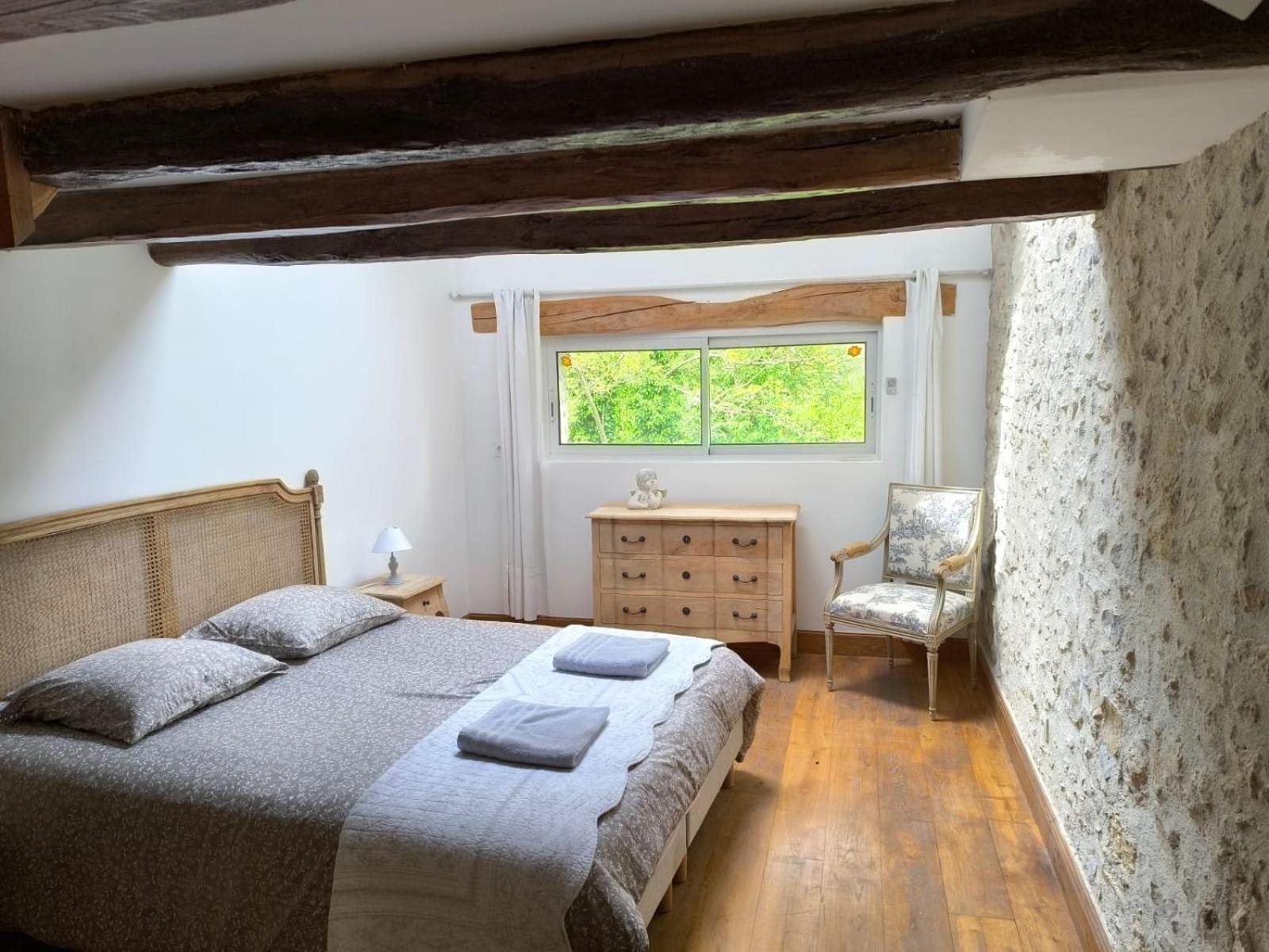 Belle Maison Dans Corps De Ferme - Logement Gabriel Villiers-sous-Grez Esterno foto