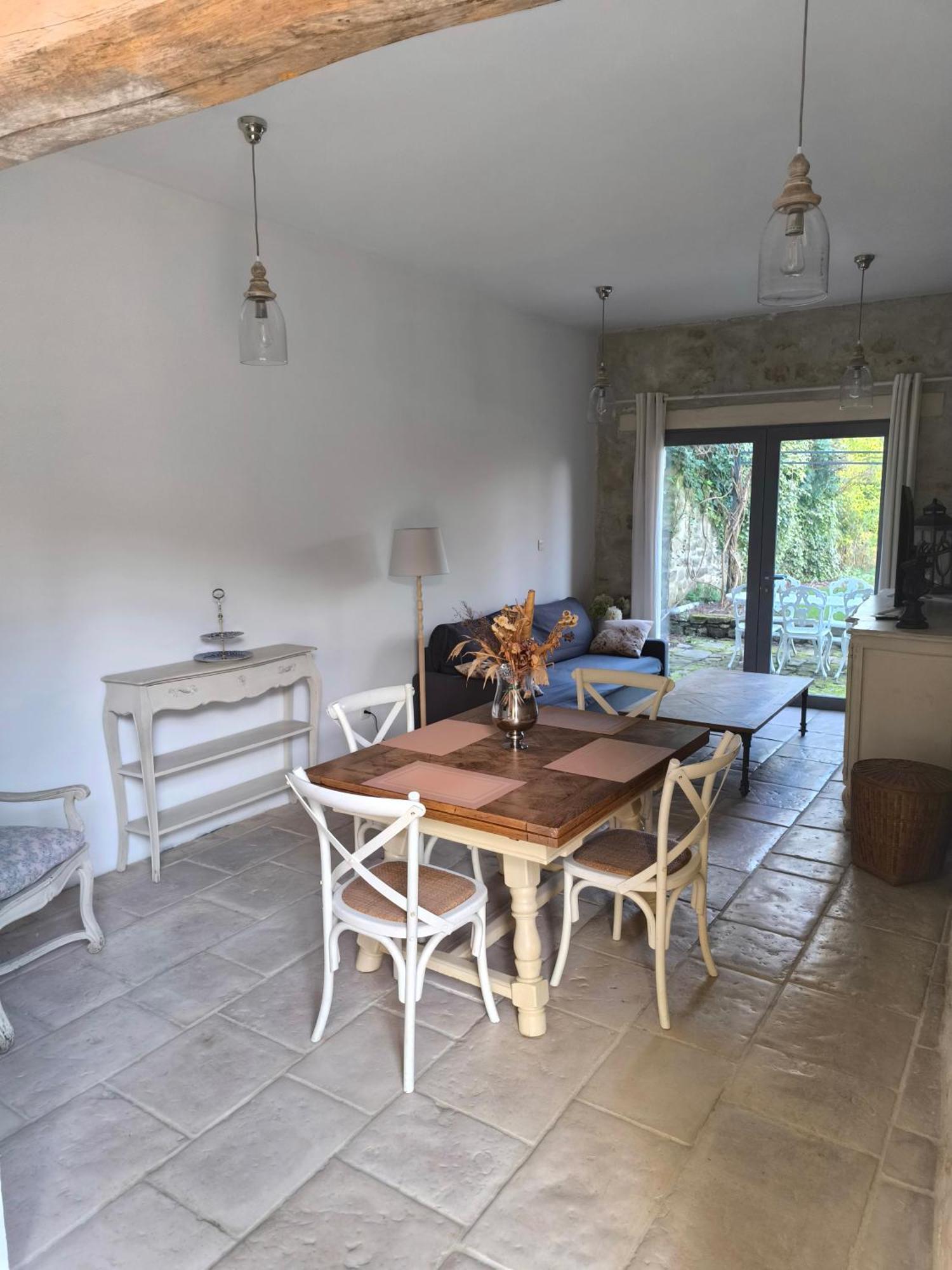 Belle Maison Dans Corps De Ferme - Logement Gabriel Villiers-sous-Grez Esterno foto
