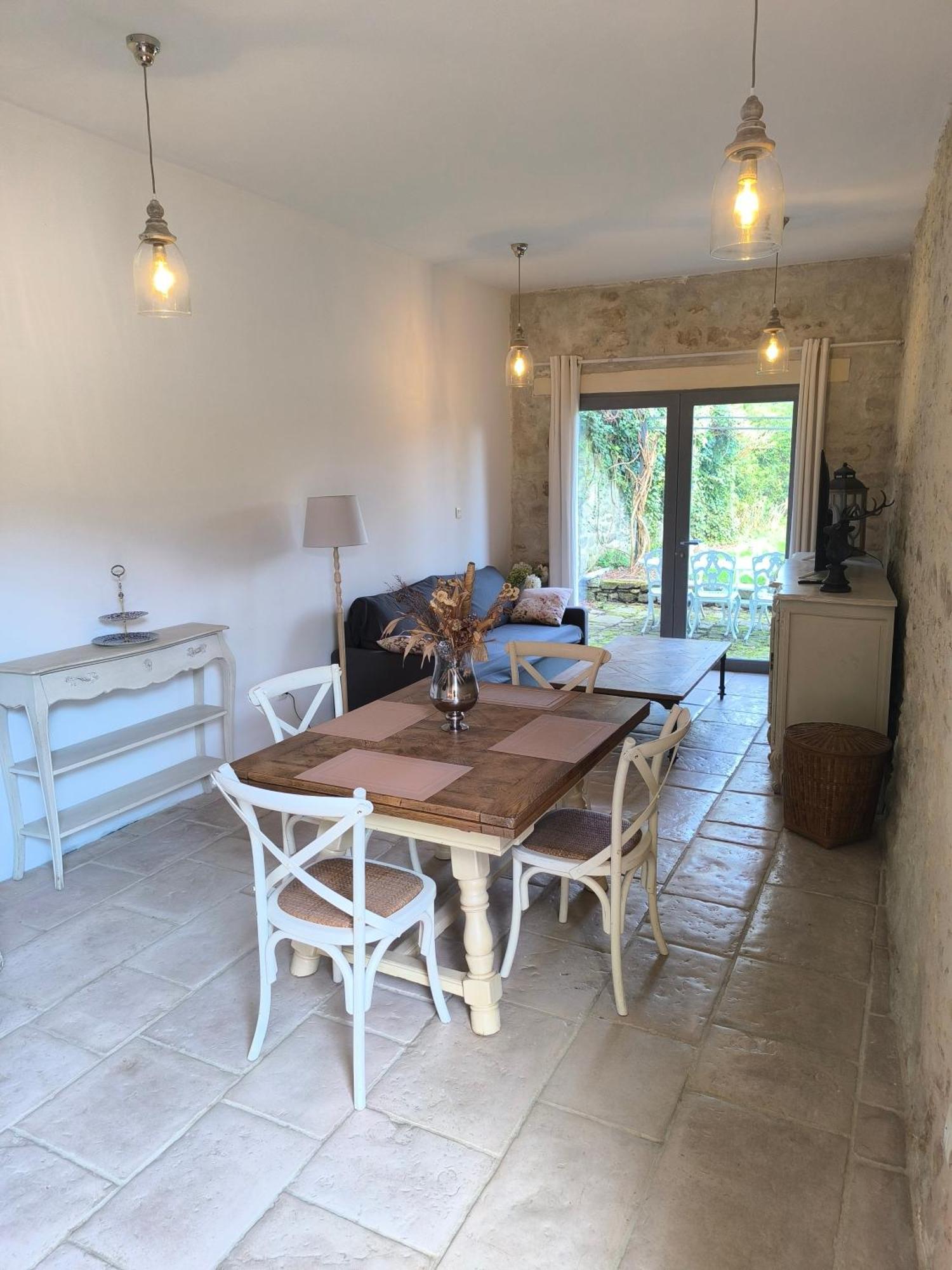 Belle Maison Dans Corps De Ferme - Logement Gabriel Villiers-sous-Grez Esterno foto